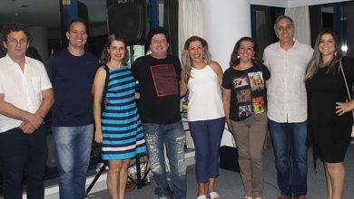 Parte dos representantes da nova diretoria
