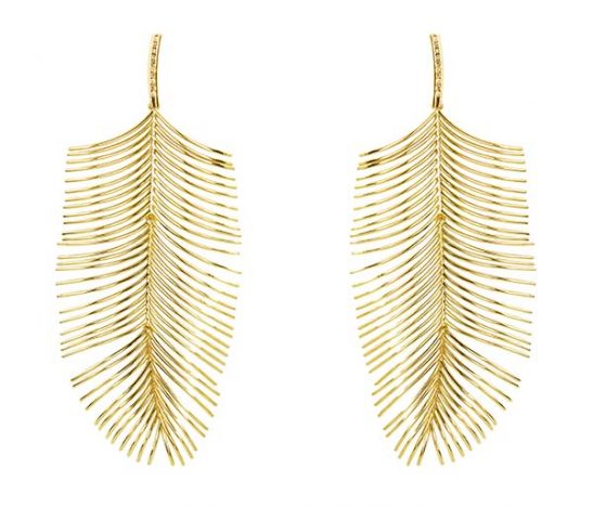 Essere lança coleção de joias inspiradas na natureza brasileira 2 Brinco com 27g de ouro 18k com 010ct de diamante
