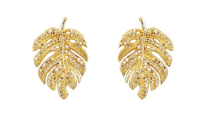 Essere lança coleção de joias inspiradas na natureza brasileira 6 Brinco com 8g de ouro 18k com 0