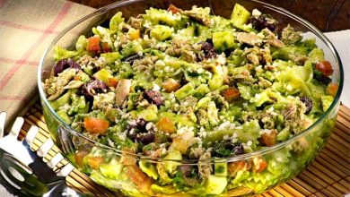 Salada ao Pesto de Atum