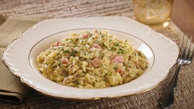 arroz com carne porco