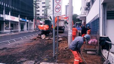 NH: revitalização nas calçadas da Rua Cinco de Abril 17 Revitalização chega nas calçadas da Rua Cinco de Abril