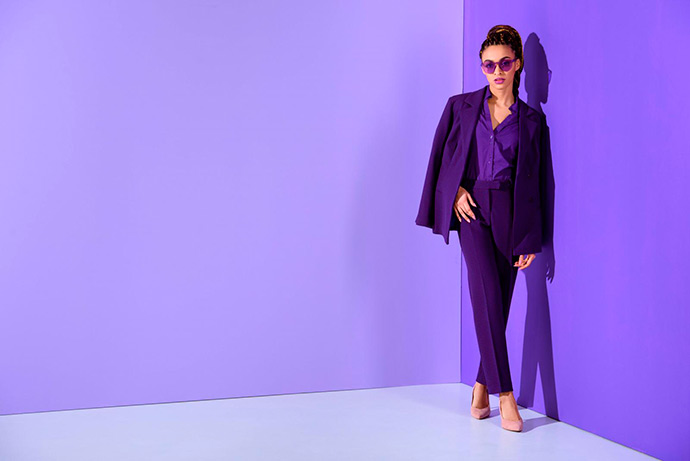 roxo - SENAI CETIQT divulga as tendências da moda primavera/verão 2019