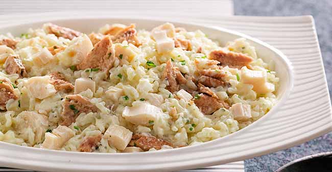 Arroz Cremoso Com File De Sardinha E Palmito Revista News