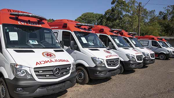 Canoas recebe seis novas ambulâncias para atendimento da saúde 1 Vinicius Thormann 1