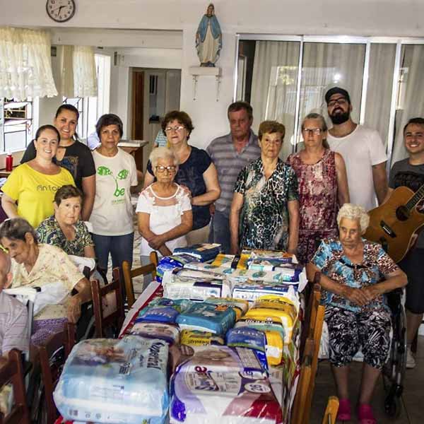 Parceiros Voluntários, de São Leopoldo, divulga Relatório de Atividades 2020 1 Sabado Solidario no Pensionato Sono Tranquilo