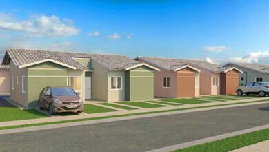 5 Perspectiva ilustrada da Fachada da Casa com 2 Dormitorios Espaco Inteligente 7d8fc6050f