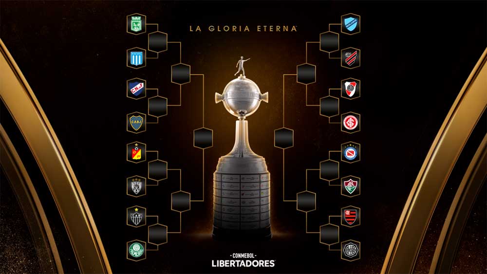 Sorteio define os confrontos das oitavas de final da Libertadores 2023