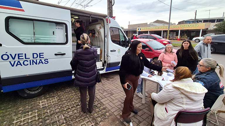 São Leopoldo terá vacinação durante eventos no fim de semana 2 Unidade movel de saude de sao leopoldo rs