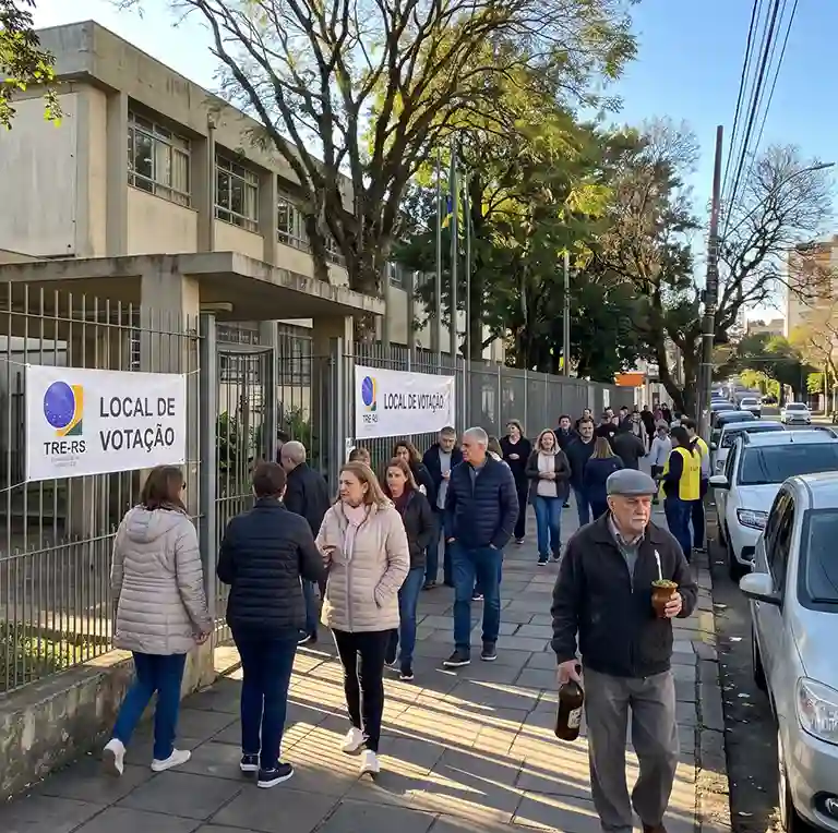 Alerta de temporais e virada no tempo: a previsão climática para Porto Alegre e Vale do Sinos até o domingo de eleição 2 Previsao do tempo na Regiao Metropolitana de Porto Alegre 2o turno das eleicoes 2026 02